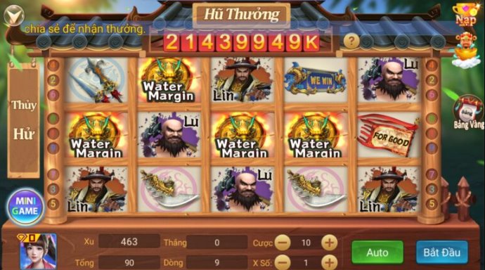 Slot Game Thủy hử VBO99 – Giới thiệu, hướng dẫn luật chơi đầy đủ